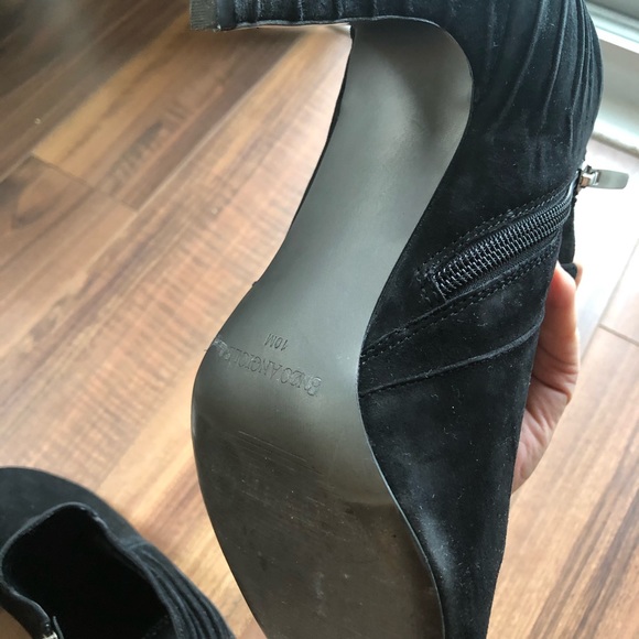 black suede booties - Picture 7 of 15